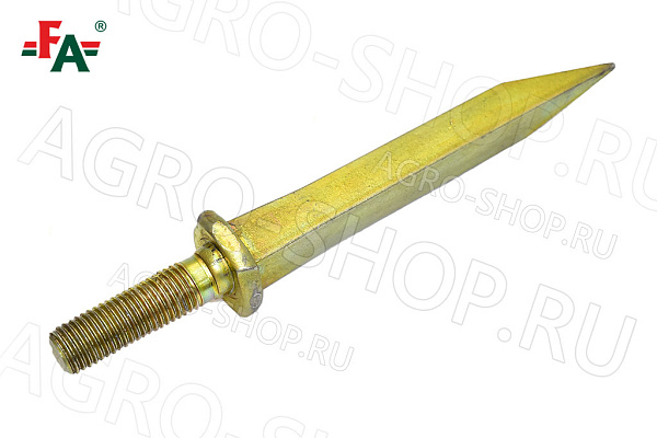 Зуб бороны БЗТ-0430-У FeatAgro L=200 мм, М16х2,0 (уп. 60шт.)