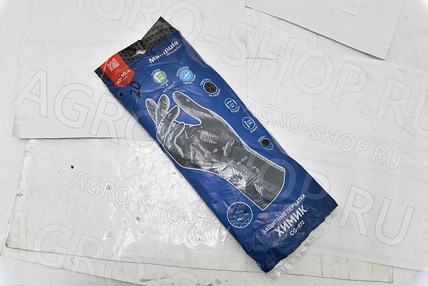 Перчатки ХИМИК (CG-972) латекс/неопрен (1/12/120) р.10 Пер 621