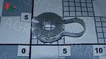 Ограничитель хода ГЦ d=25мм h=18мм (белый) FeatAgro