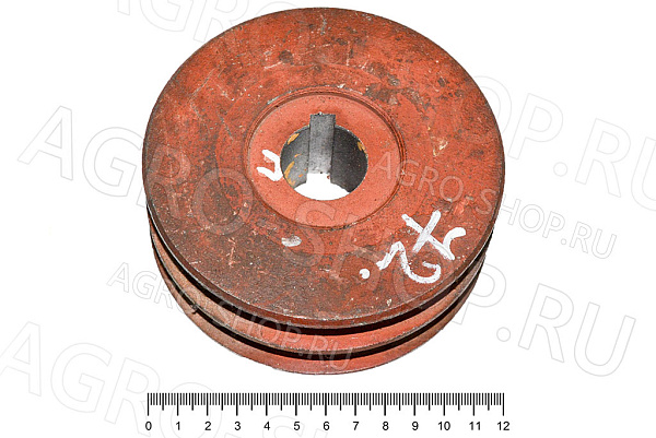 Шкив ЗВТ 80.101 (D=120, d=28, 2 руч.) электродвигателя ЗВС-20А 