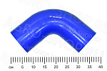 Патрубок 90-100-200-200 угол 90гр. D(мм)=100 L(мм)=200х200 силикон 
