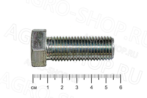 Болт 16х45 ГОСТ 7796 кл.пр.4.8 с шестигранной головкой шаг 2,0 РОУМ-24 