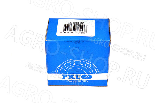 Подшипник UC 206 / LE 206-2F / YAR 206-2F (30х62х18/38,1) (FKL) 