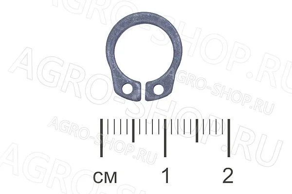 Кольцо стопорное В 10 (наружное) D=10 мм. ГОСТ 13942-86