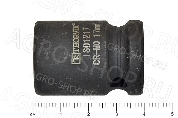 Головка торцевая 17мм 1/2" ударная Thorvik (IS01217)