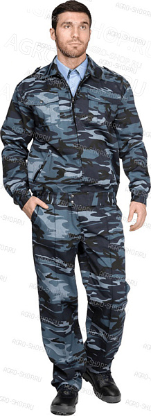 Костюм ВУЛКАН, КМФ серый (96-100, 170-176)