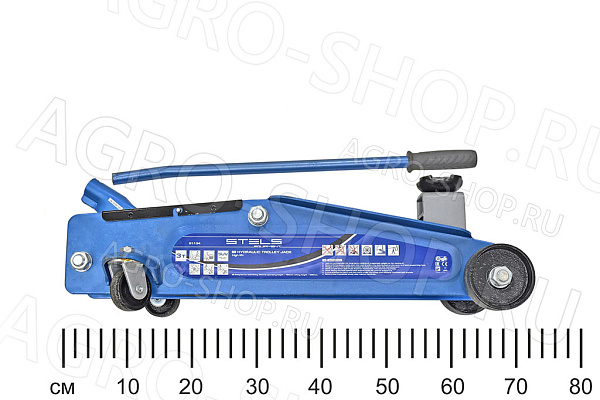 Домкрат гидравлический 3,0 т. L=190-535 мм. подкатной STELS