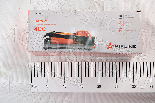 Насос PA-400-02 ножной, механический (400 см3, съемный манометр) AirLine