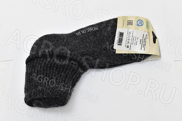 Носки ЧЕРНЫЙ из монгольской шерсти 01152 р.40-42 