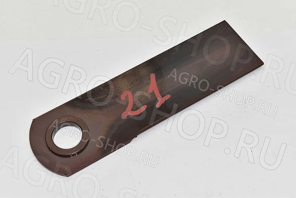 Нож 51024 соломоизмельчителя гладкий (175х50х4,5мм, d=20,1мм.)  Шумахер