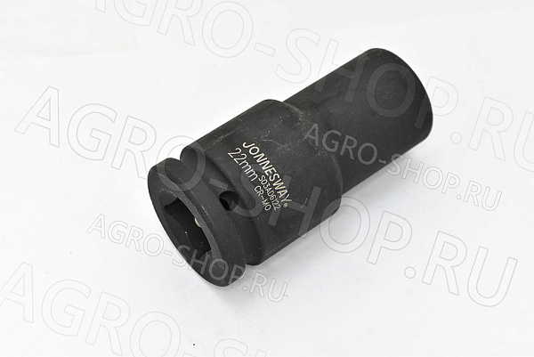 Головка торцевая 22мм 3/4" ударная глубокая Jonnesway (S03AD6122)