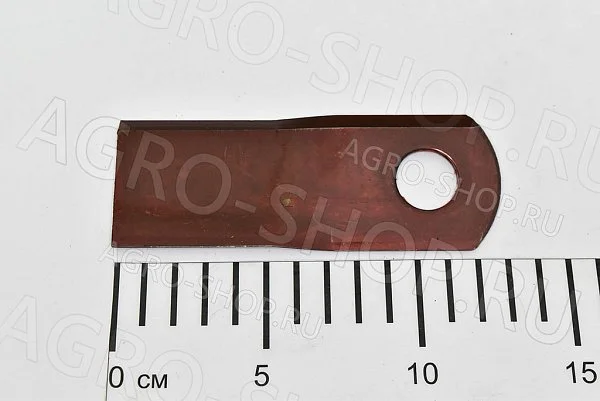 Нож 41976 роторный, правый (129х48х4, d=21мм.) Fella RADURA