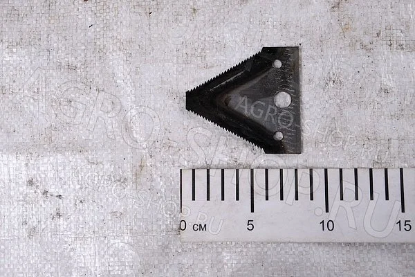 Сегмент Н.066.14-01 ножа с крупной насечкой (ящик 270 шт) Дон-680, Дон-1500Б ПАО "Завод "Симферопольсельмаш"