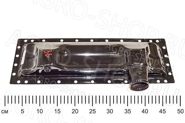 Бак 1321.1301.075 радиатора нижний для 5-ти рядной сердцевины (латунь) МТЗ-1221 Оренбург
