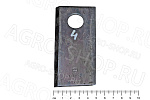 Нож 950008903 правый 102х48х4 D-19 мм. (Оригинал) ROTO 215-255 SIP