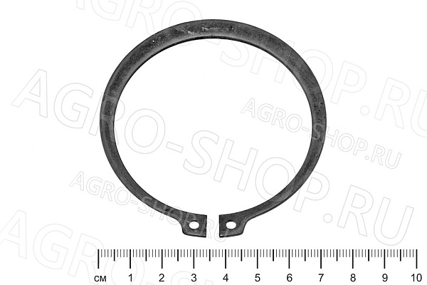 Кольцо стопорное В 62 (наружное) D=62 мм. ГОСТ 13942-86