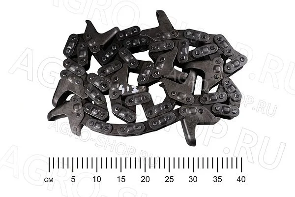 Цепь CA627x72A CPEF14(9) русла с зацепами (72зв, L=2,160м, 9скр) ППК-81 АРГУС DONGHUA
