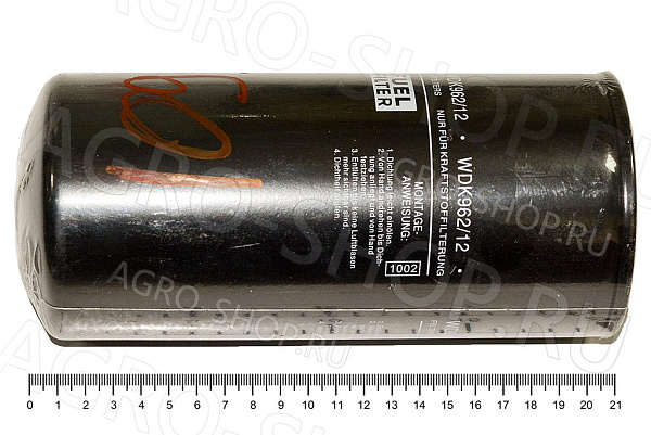 Фильтр топливный WDK962/12 (Common Rail) МТЗ-1025,  КАМ16 ЕВРО 4 К.