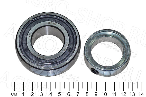 Подшипник YET 207 / UY 207-2S / SA 207 / AEL 207 (35х72х19/38,9) (К) 