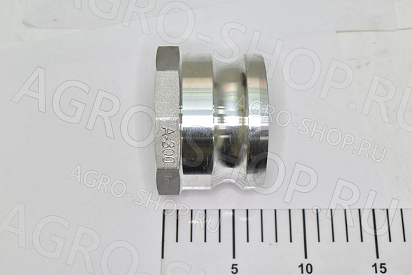 Соединение Тип А-300 D(мм)=75  алюминий (ниппель), "ПАПА" с внутр. резьбой