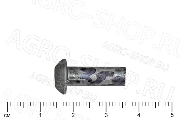 Заклепка 6х18 стальная полукруглая головка ГОСТ 10299-80 (Р)