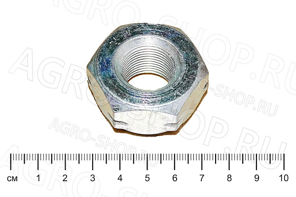 Гайка 250713-П29 (М20х1,5) крепления переднего колеса левая ГАЗ-53,3307 ГАЗ