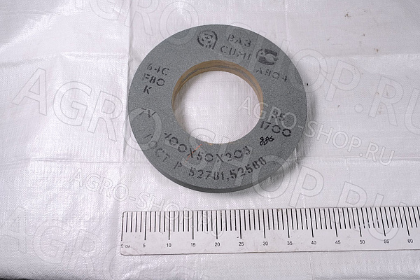Круг 400х50х203 (зерно-16 F90 K/L) 64С зеленый шлифовальный 