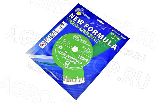 Диск алмазный отрезной 230х22,23 Сегмент Турбо (TS306)