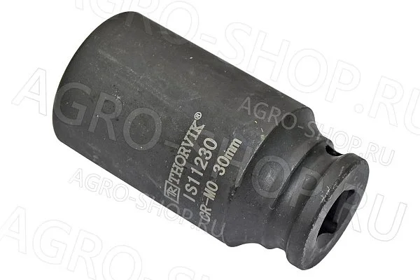Головка торцевая 30мм 1/2" ударная глубокая Thorvik (IS11230)