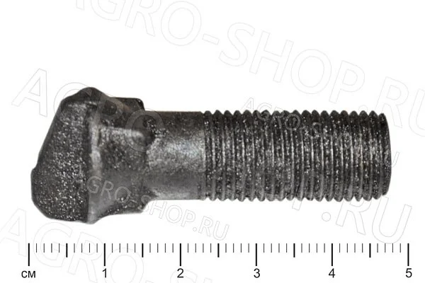 Болт 54-62352/54-61382 бича (М12х1,25х38) с гребнем Нива, Енисей, Дон, Вектор, Акрос, КЗС К