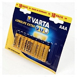 Батарейка VARTA Longlife Extra LR03 BL-10 упаковка 10 шт. (4103)