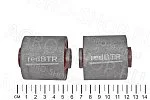 Шарнир 3160-2909020 резино-мателлический, продольной тяги (полиуретан, 2 шт) УАЗ-3160, УАЗ-31519 redBTR