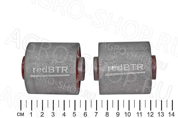 Шарнир 3160-2909020 резино-мателлический, продольной тяги (полиуретан, 2 шт) УАЗ-3160, УАЗ-31519 redBTR