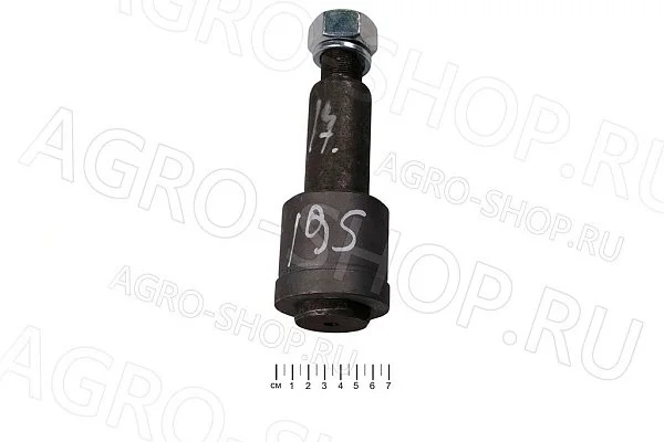 Палец 8332-2902478 прицепа 40х145 М27 (втулка+гайка+гровер) 195мм. ушка рессоры  