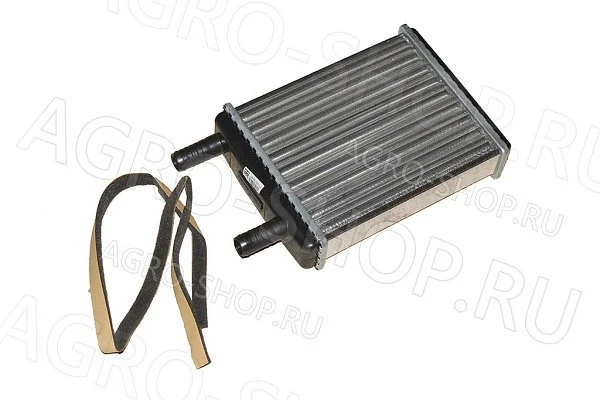 Радиатор отопителя 3302-8101060-10 2-х ряд. (алюминий) после 2003г.в. патрубки D=20мм ГАЗ-3302 ПЕКАР
