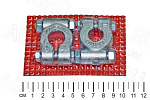 Клеммы АКБ грузовые (болт М8 боковое крепление 2 шт) (52244/52247) 