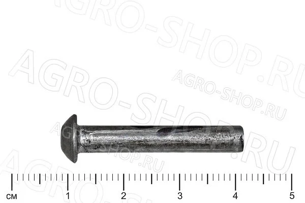Заклепка 5х30 стальная полукруглая головка ГОСТ 10299-80 (Р)