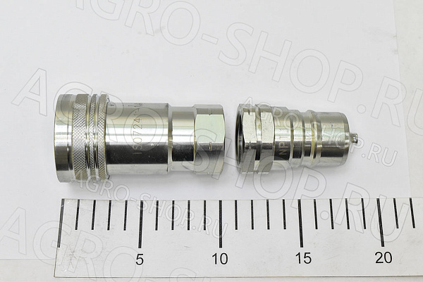 Муфта разрывная INTEVA ISO-A 101/11115BF (1"NPTF, DN25) мама+папа () 