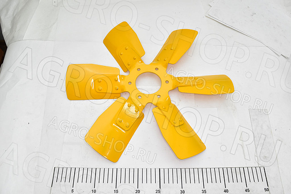 Вентилятор 245-1308040 6-лопастной (металл) ПВХ покрытие Д-243/245 (Master Part)