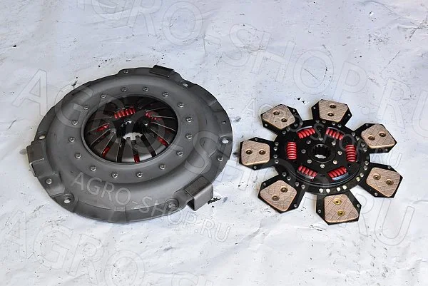 Корзина 55-1601090A-Р #146 лепестковая в сборе с диском (керам. накладки+пружины) МТЗ-80/82/952 (Master Part)