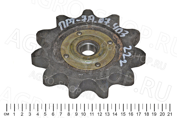 Звездочка ПРТ-7А.07.403 / ПРТ-7А.07.09.020 в сборе (t=38,1; z=11) ПРТ-7, МТТ-9 Бобруйск