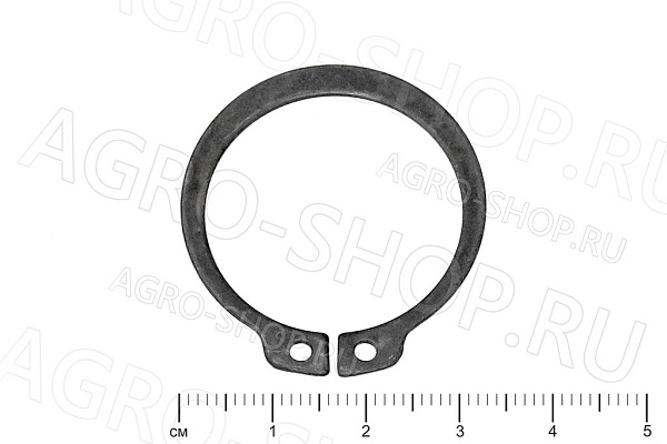 Кольцо стопорное В 30 (наружное) D=30 мм. ГОСТ 13942-86