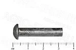 Заклепка 6х32 стальная полукруглая головка ГОСТ 10299-70 (Р)