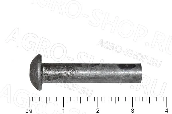 Заклепка 6х32 стальная полукруглая головка ГОСТ 10299-70 (Р)