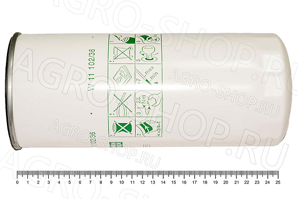 Фильтр масляный W11102/36 (LFP3191)  ЯМЗ-236, ЯМЗ-238Б, ЯМЗ-238НБ MANN