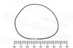 Топливопровод 1221-1101480 обратки (в металл. оплётке) L=2220мм, штуцер d=14 МТЗ-1221 (Master Part)