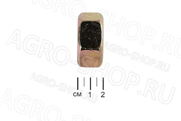 Гайка 20 шестигранная головка стандартный Шаг 2,5 ГОСТ 5915-70 ОЦ кл.пр. 8,0 Китай (кор. 20 кг.)