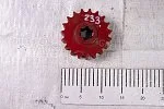 Звездочка 24.005.818 передаточного вала 2-х рядная z=19 НАШ-673 Унисибмаш
