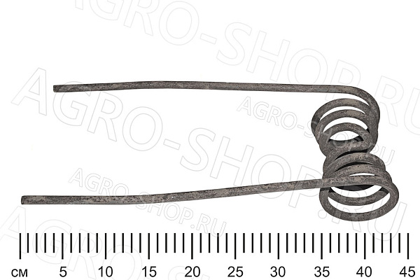 Зуб пружинный П2004.07.001 (d=10 мм) ЗБР-24, Весна-14 FEAT AGRO, БЗГ-15, БЗГ-18, БЗГ-24 