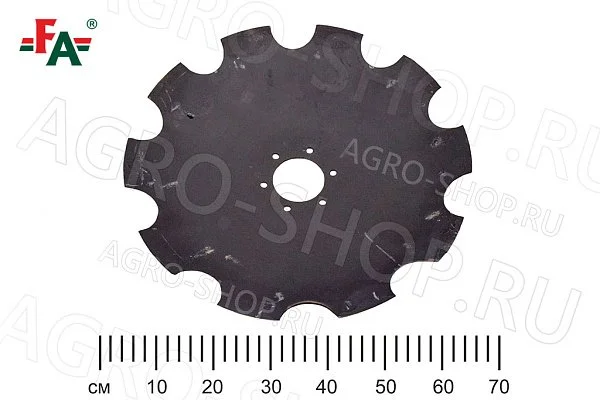Диск БДН (АПД-7,2) ст.65Г, Т** D=13 мм, t=6 мм FeatAgro